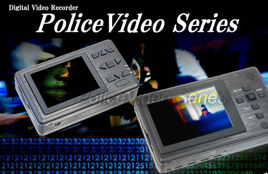 動体検知機能付小型ビデオレコーダー　ポリスビデオシリーズ